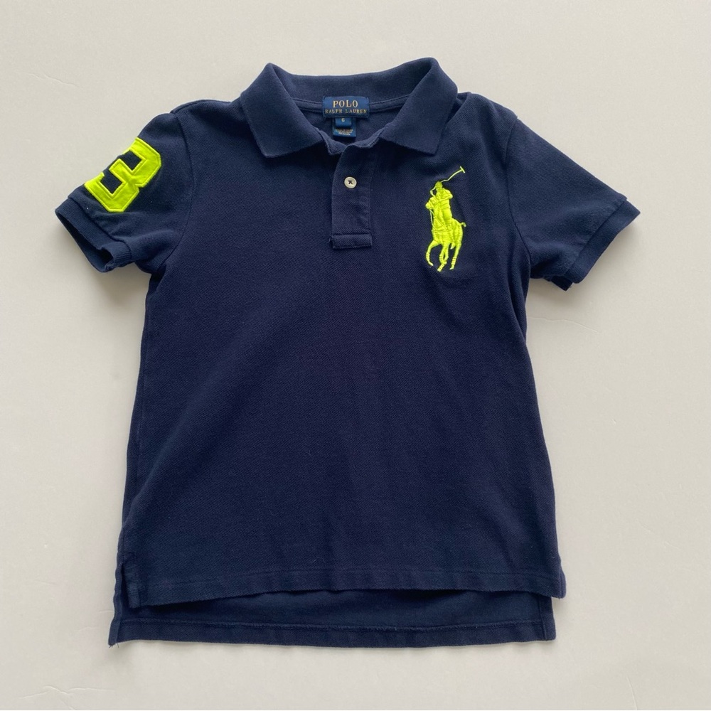 Polo Ralph Lauren Boys Size 6 Big Pony Shirt